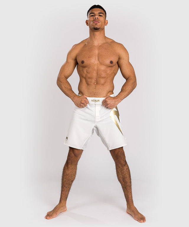 Venum MMA Shorts Light 5.0 - Weiss/Gold