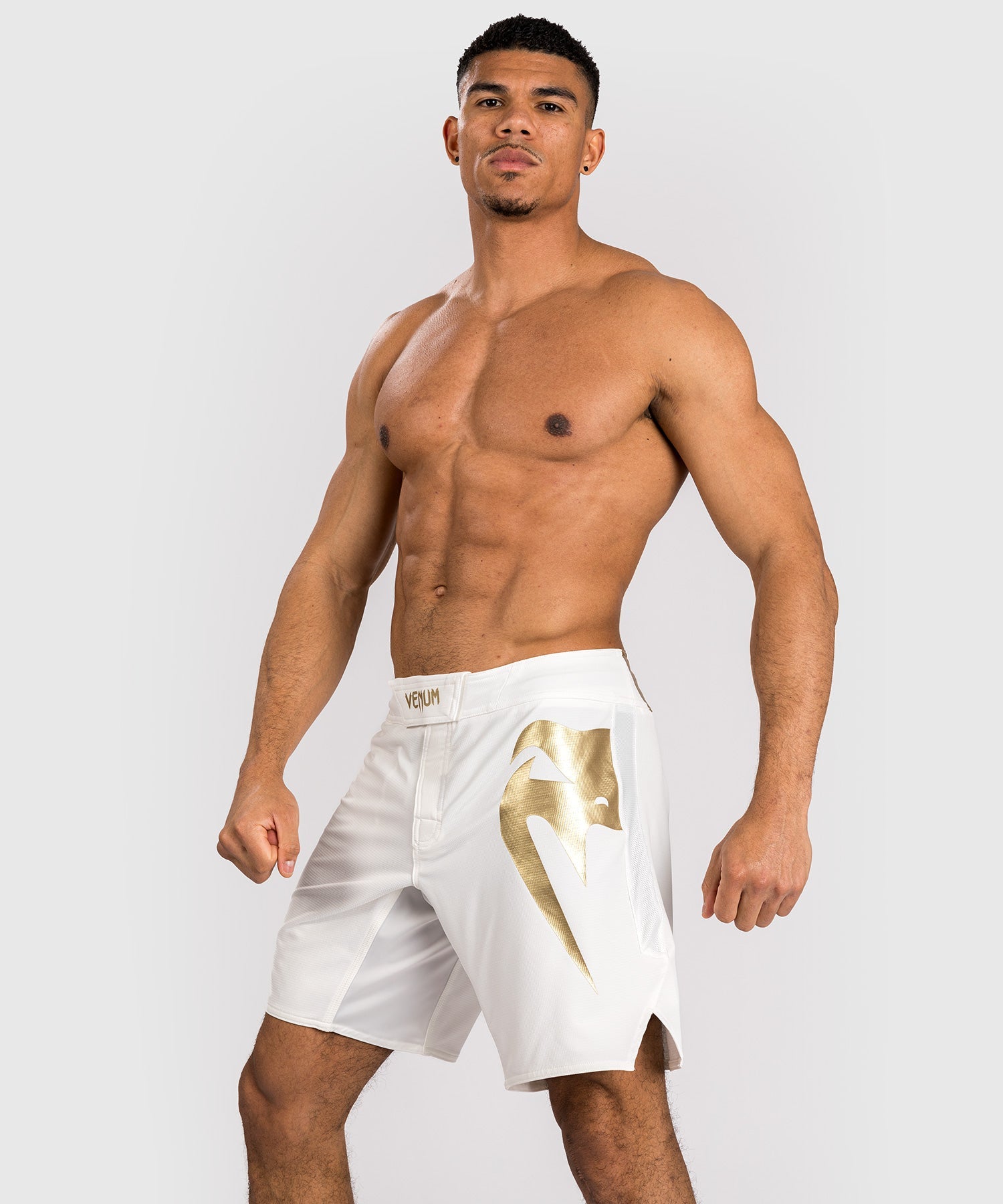 Venum MMA Shorts Light 5.0 - Weiss/Gold