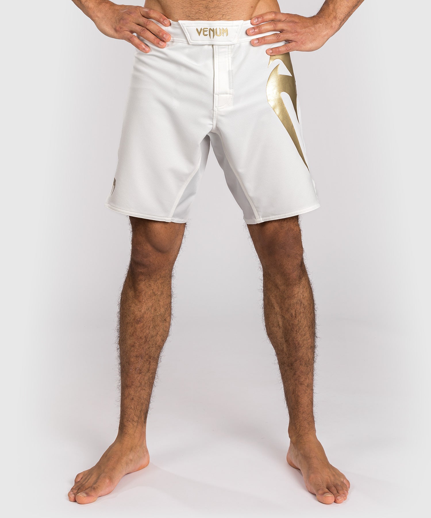 Venum MMA Shorts Light 5.0 - Weiss/Gold