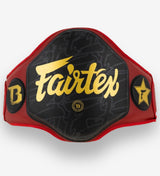 Fairtex Bauchgürtel FXB - Rot/Schwarz/Gold