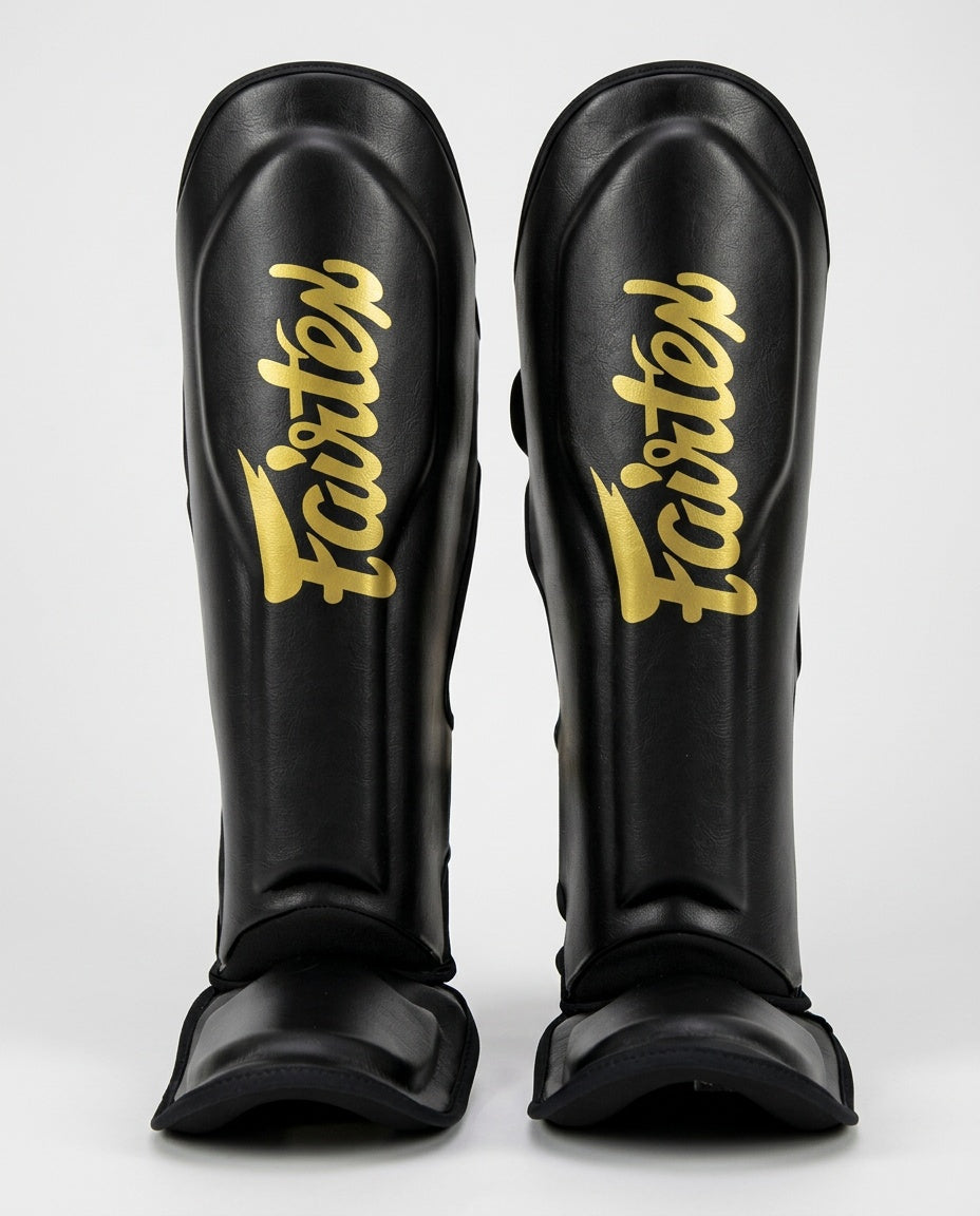 Fairtex Schienbeinschoner FXB – Schwarz/Gold
