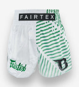 Fairtex Muay Thai Shorts FXB Racer - Weiss/Grün