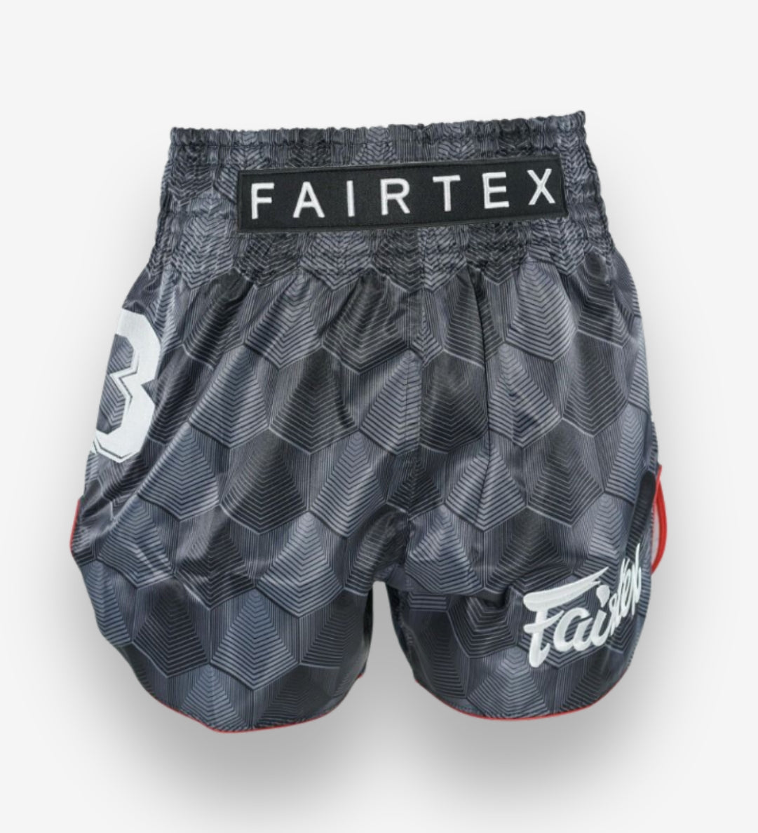 Fairtex Muay-Thai-Shorts FXB Stealth – Grau