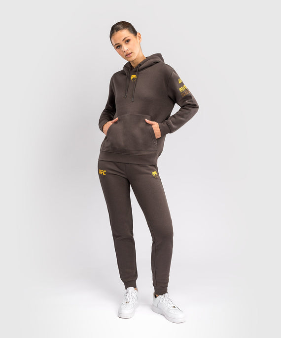 UFC Venum Hoodie Damen Fusion Fight Week – Braun
