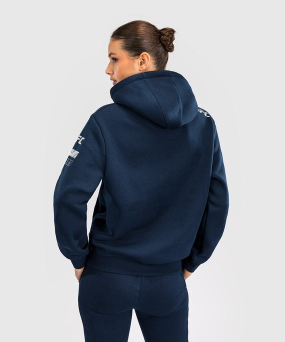 UFC Venum Hoodie Damen Fusion Fight Week – Marineblau