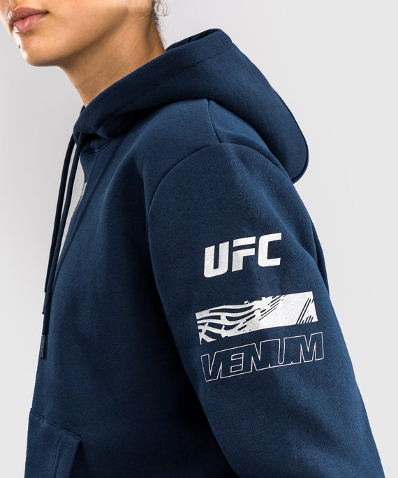 UFC Venum Hoodie Damen Fusion Fight Week – Marineblau