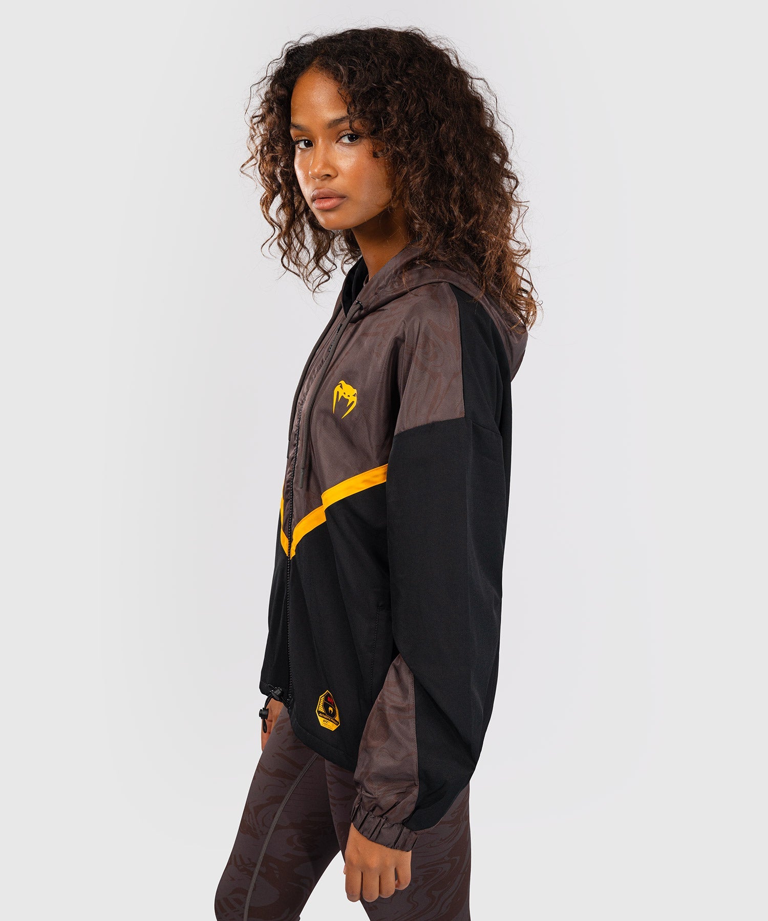 UFC Venum Weste Damen Fusion Fight Week – Schwarz/Braun