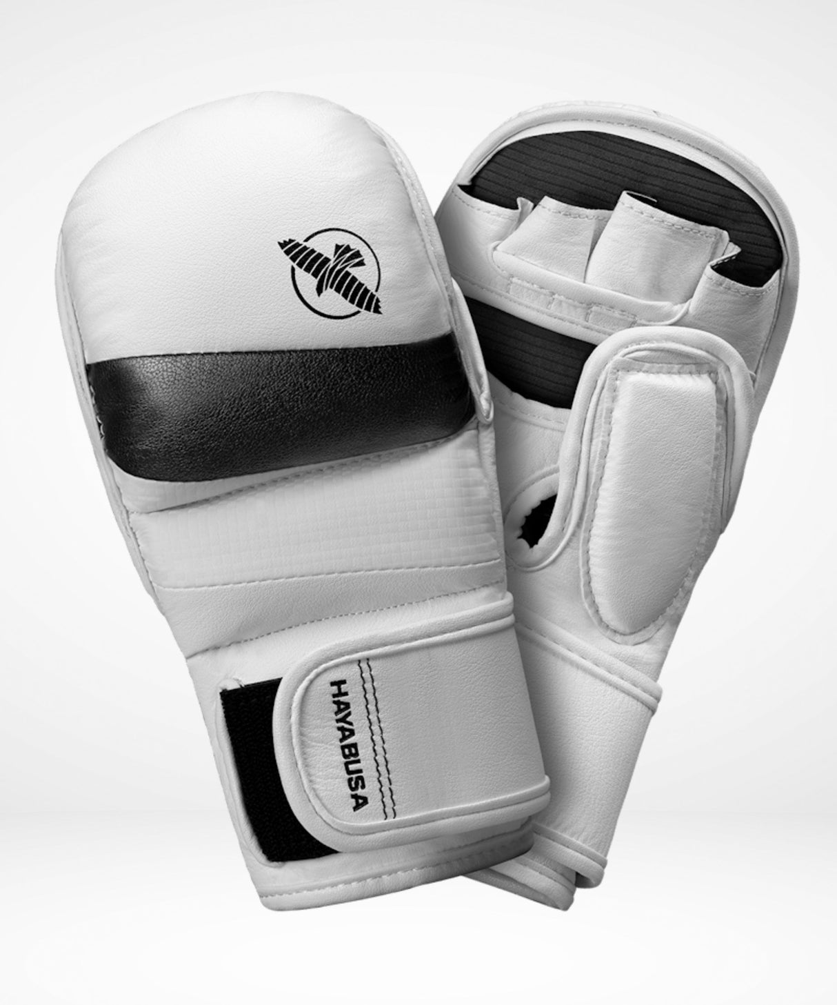 Hayabusa MMA Sparring Handschoenen T3 Hybrid - Wit/Zwart
