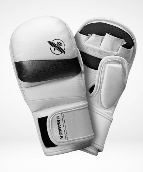 Hayabusa MMA Sparringhandschuhe T3 Hybrid - Weiss/Schwarz