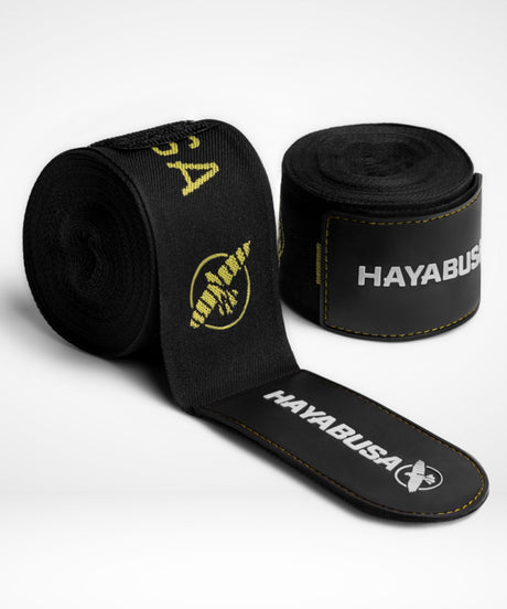 Hayabusa Boxbandagen Deluxe - Schwarz/Gold