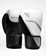 Hayabusa Boxhandschuhe E1 Kids - Weiss/Schwarz/Silber
