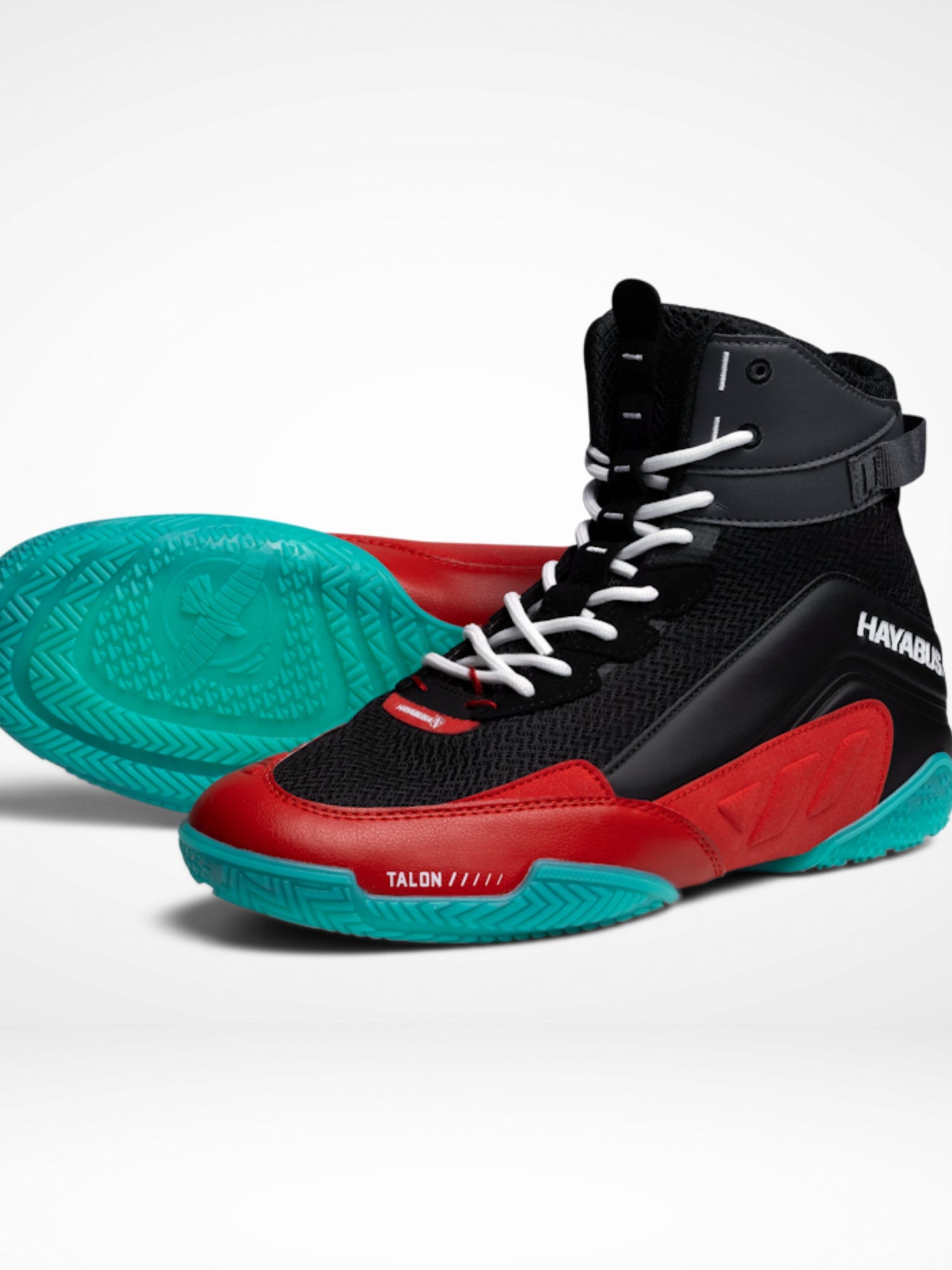 Hayabusa Boxschuhe Talon - Schwarz/Rot/Blau