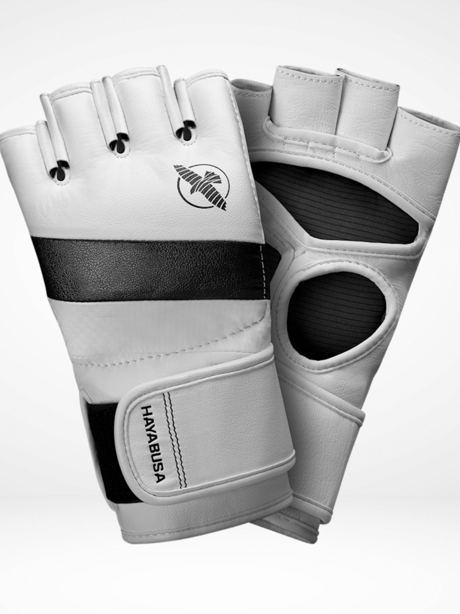Hayabusa MMA-Handschuhe T3 - Weiß/Schwarz