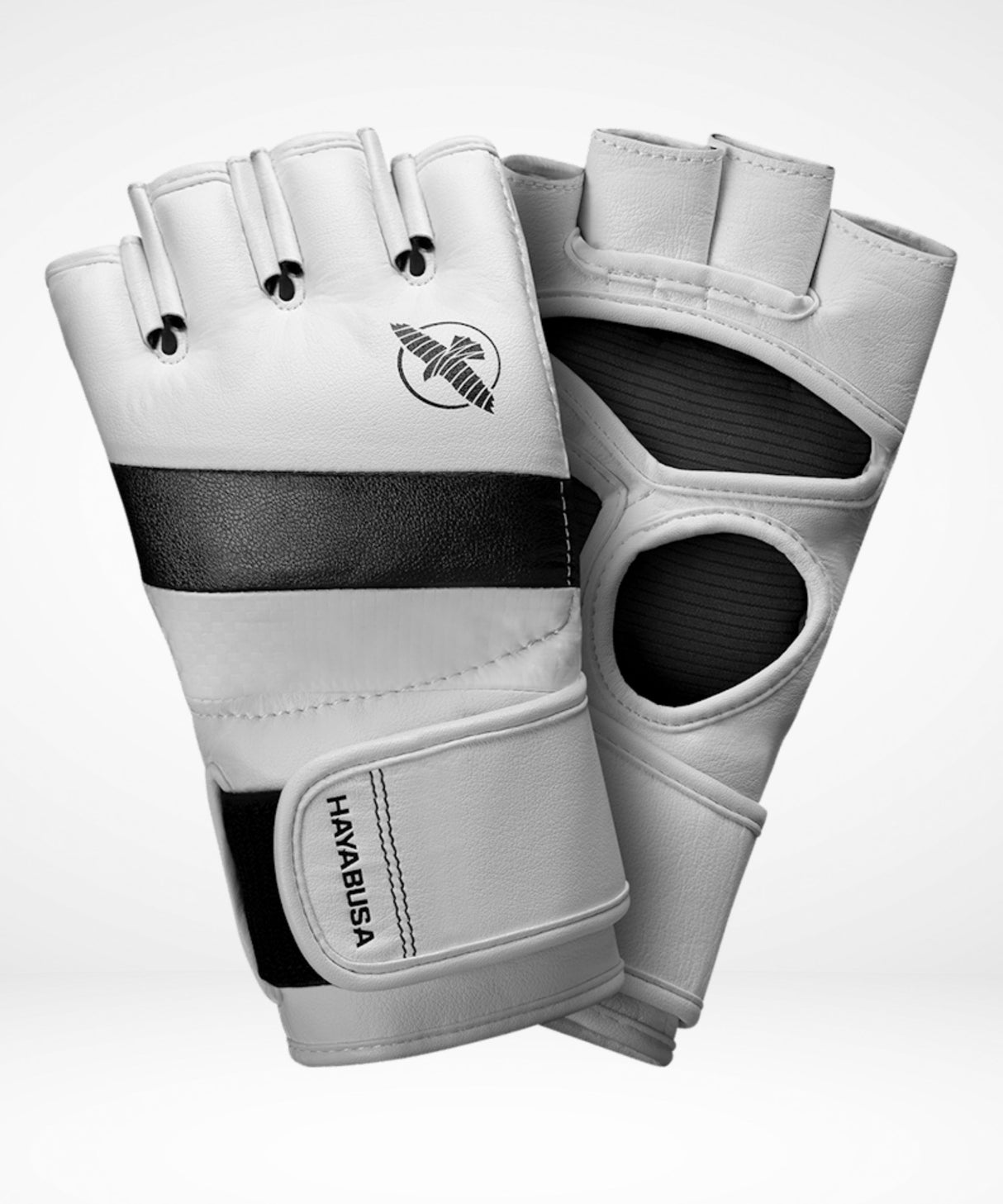 Hayabusa MMA-Handschuhe T3 – Weiß/Schwarz