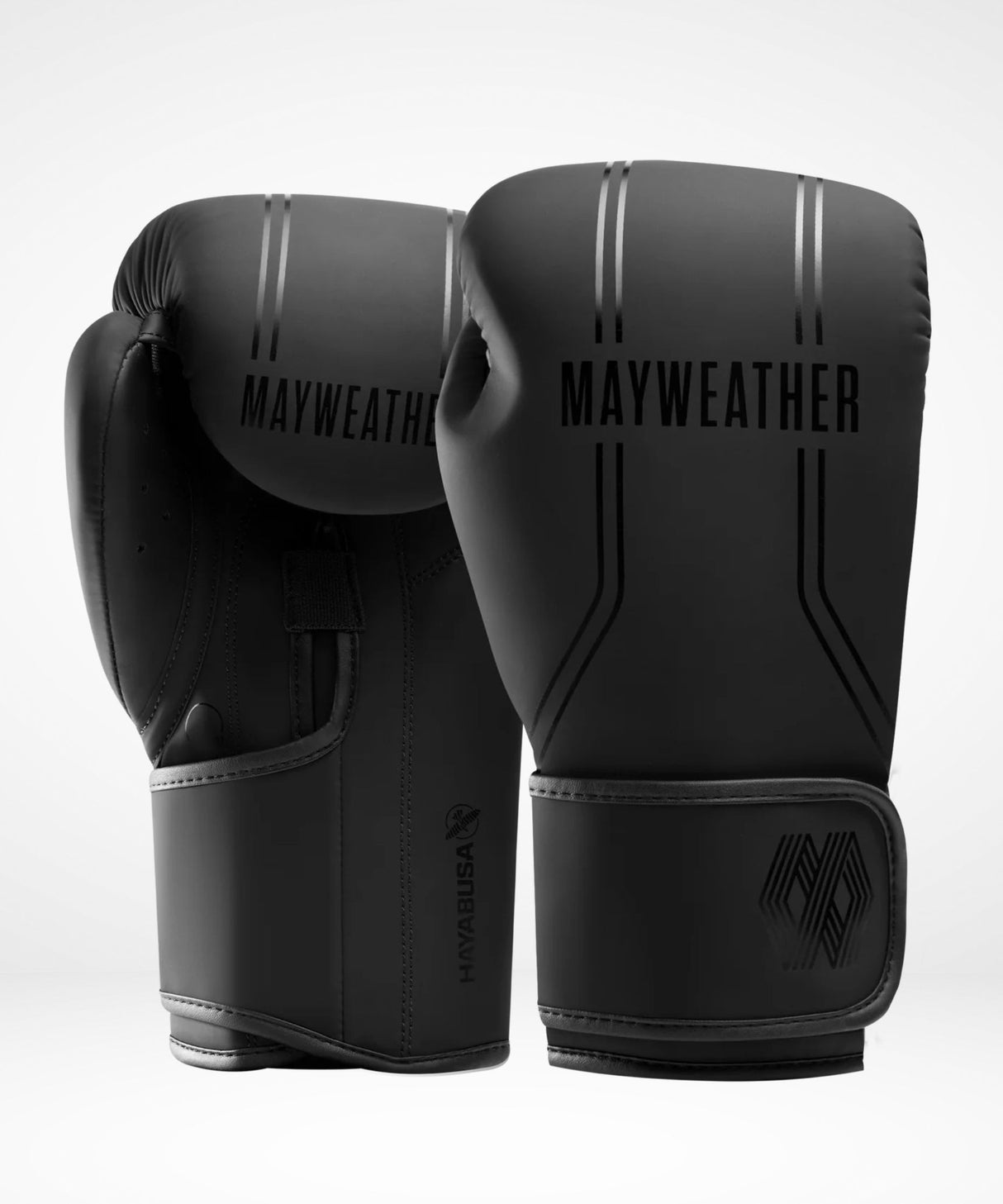 Hayabusa x Mayweather Bokshandschoenen Contender - Zwart/Zwart