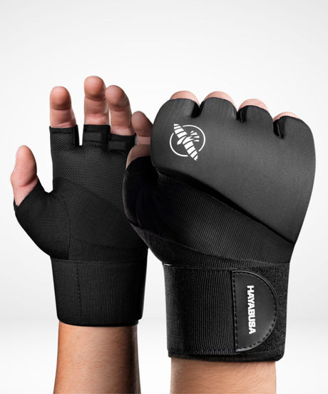 Hayabusa Innenhandschuhe Elite Quick Wraps - Schwarz