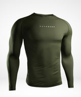 Hayabusa Rashguard Core Lange Mouwen - Donkergroen