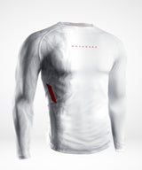 Hayabusa Rashguard Apex Lange Mouwen - Off-White