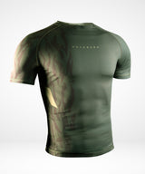 Hayabusa Rashguard Apex Korte Mouwen - Tactisch Groen