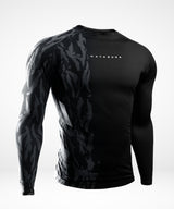 Hayabusa Rashguard Apex Lange Mouwen - Carbon Zwart