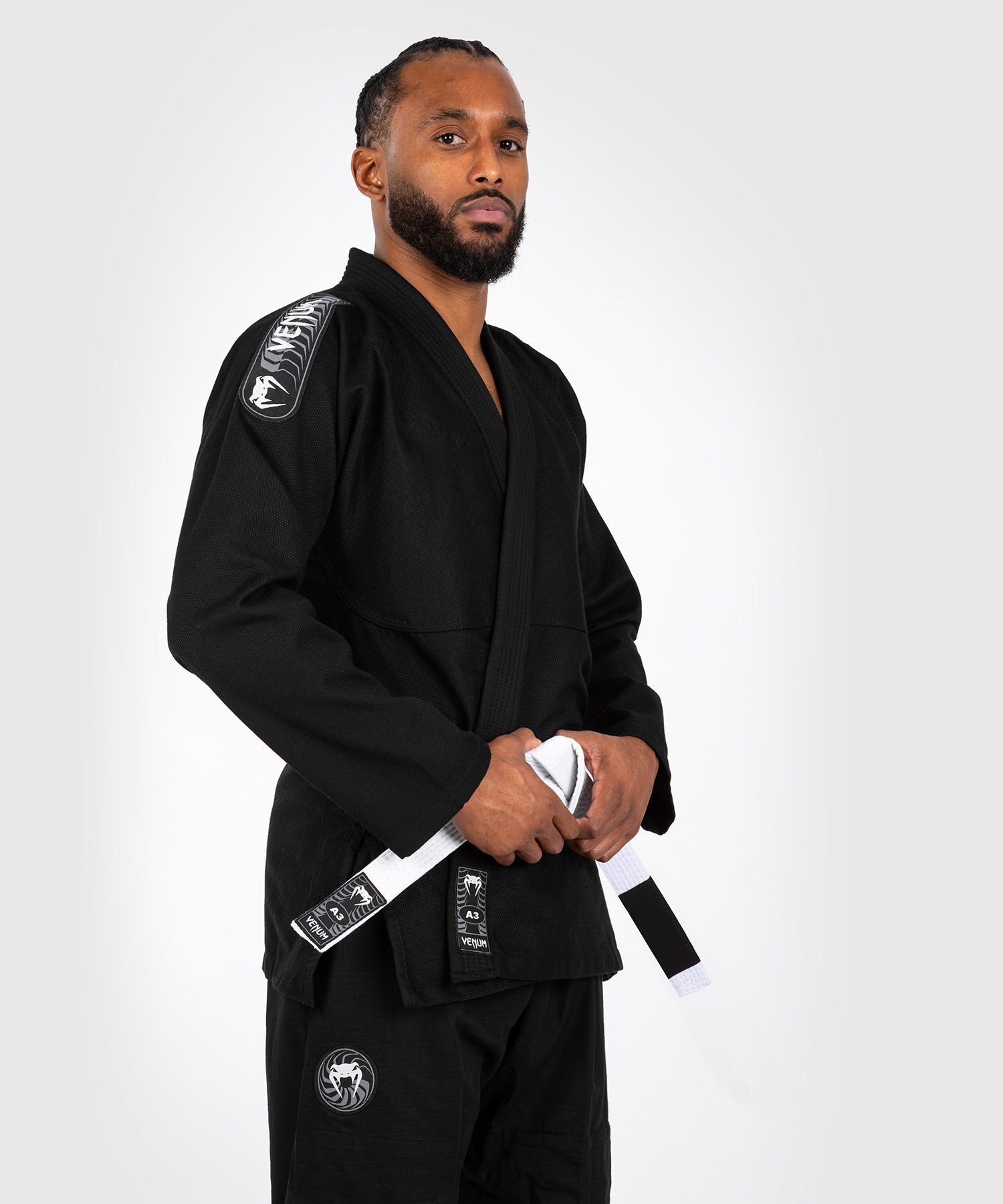 Venum BJJ Gi First - Schwarz - inkl. weißem Gürtel