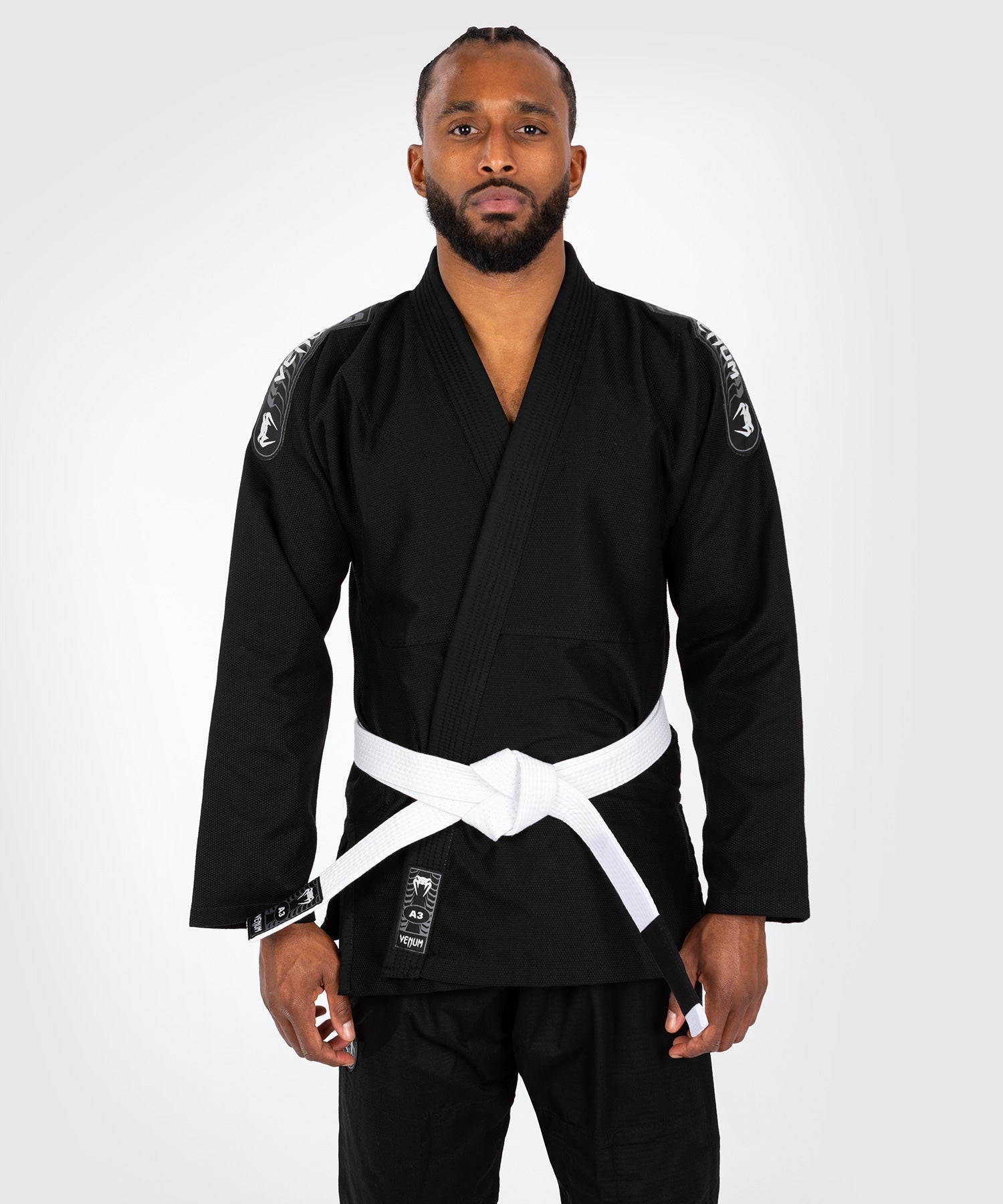 Venum BJJ Gi First - Schwarz - inkl. weißem Gürtel