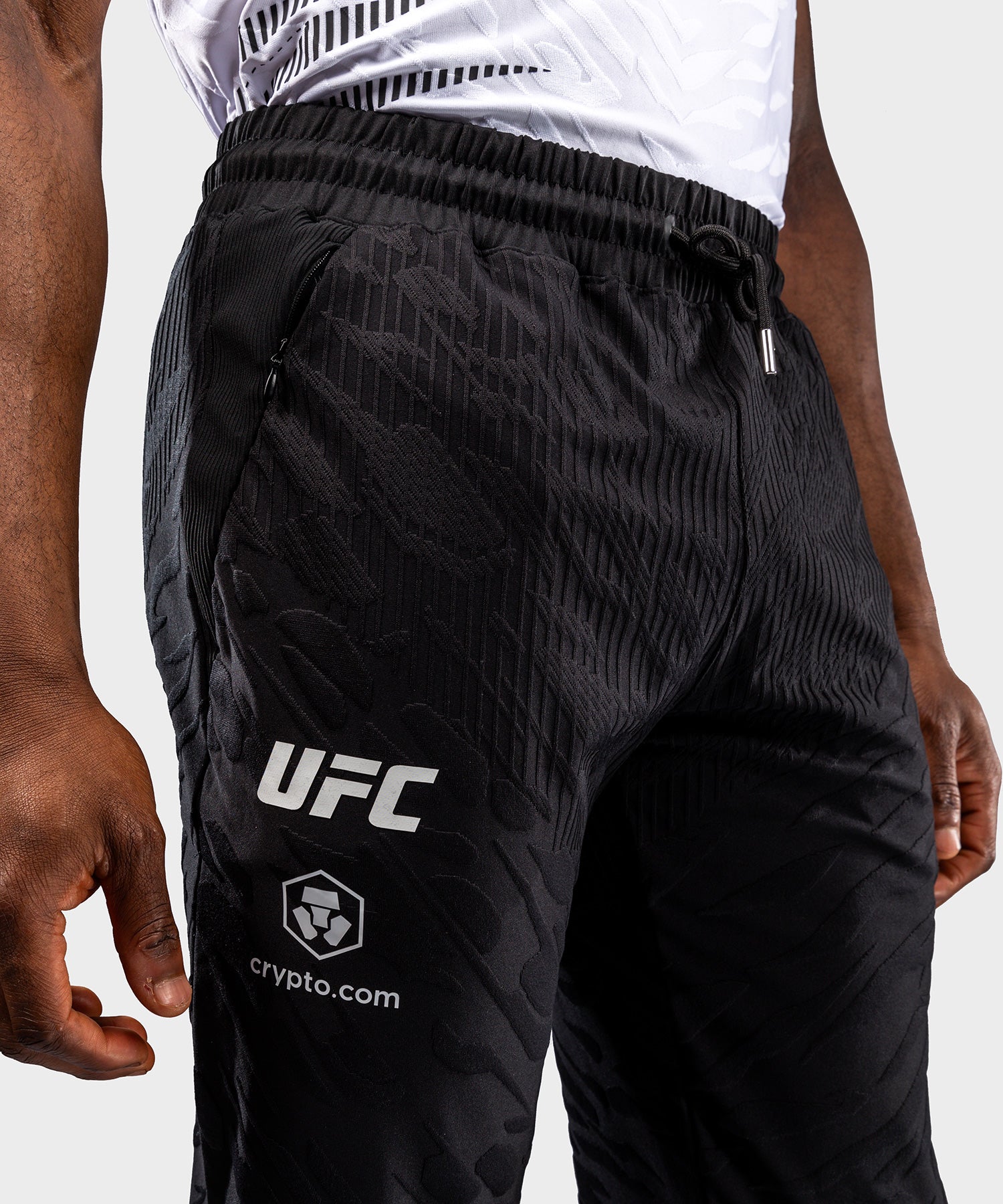 UFC Venum Trainingshose Fusion Fight Night – Schwarz
