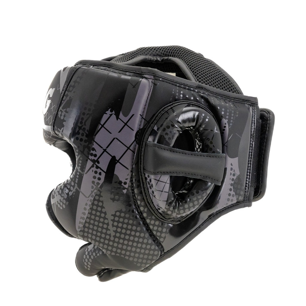 King Pro Boxing Kopfschutz KPB/HG Shogun – Schwarz/Schwarz
