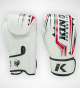 King Pro Boxing Boxhandschuhe BG Spartan - Weiss/Schwarz/Rot