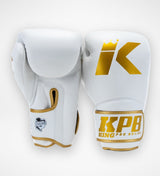 King Pro Boxing Boxhandschuhe BGK – Weiss/Gold