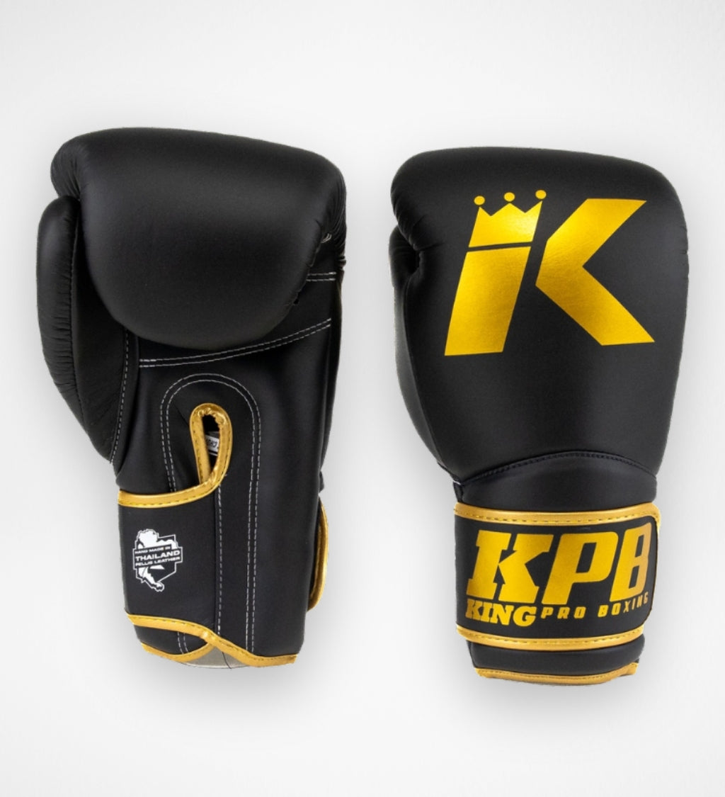 King Pro Boxing Boxhandschuhe BGK – Schwarz/Gold