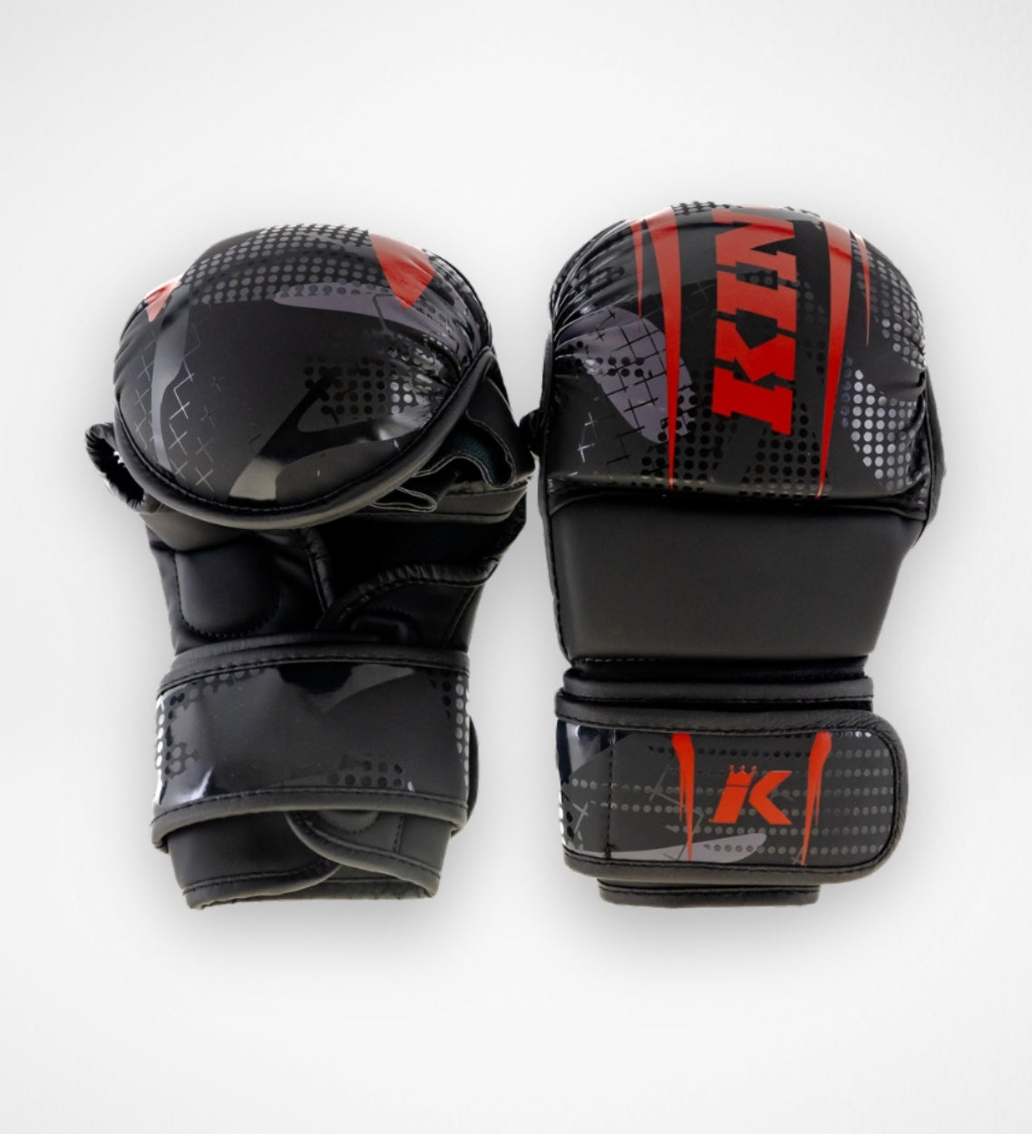 King Pro Boxing MMA Sparring Handschuhe Shogun – Schwarz/Rot