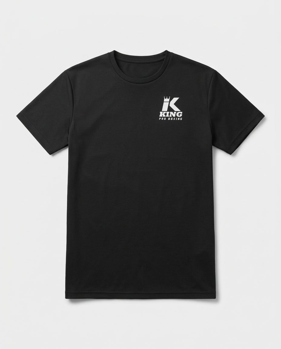 King Pro Boxing T-Shirt Logo – Schwarz