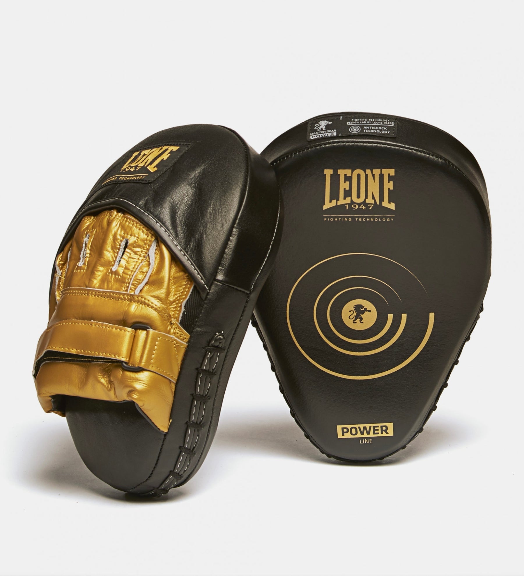 Leone Boxpratzen Power Line - Schwarz/Gold