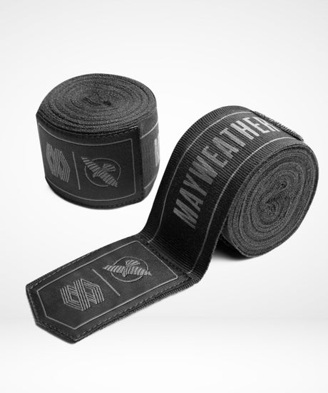 Hayabusa x Mayweather Boxbandagen Stretch - Schwarz/Grau