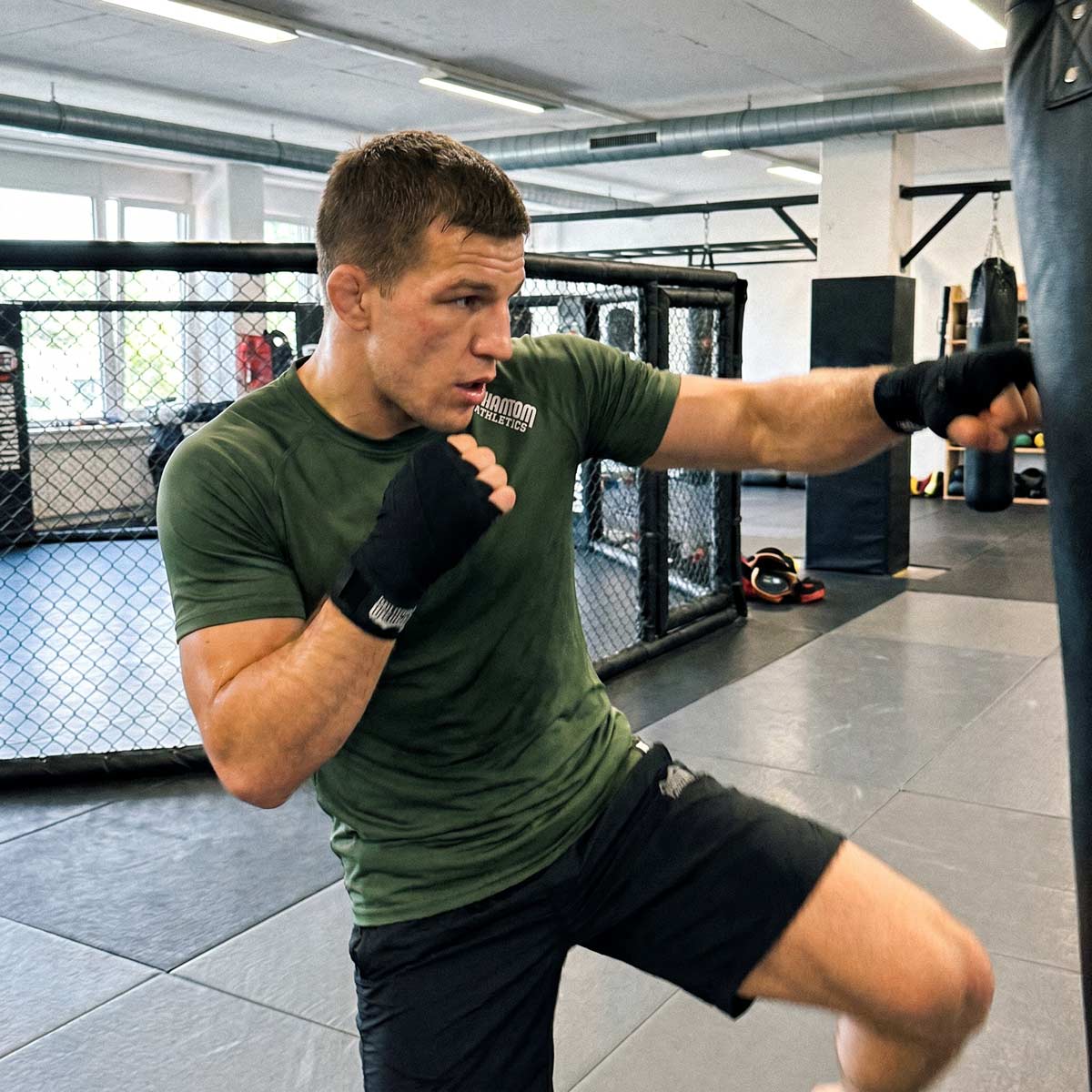 Phantom Athletics Trainingsshirt Tactic Lange Ärmel - Grün