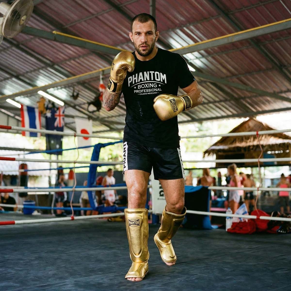 Phantom Athletics T-Shirt Boxing - Schwarz