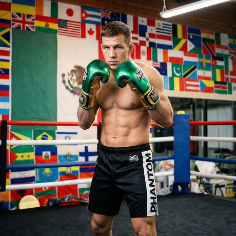 Phantom Athletics Boxhandschuhe Mexico - Grün/Gold