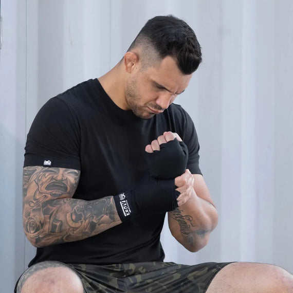 Phantom Athletics Boxbandagen APEX - Schwarz - The Fight Company Deutschland