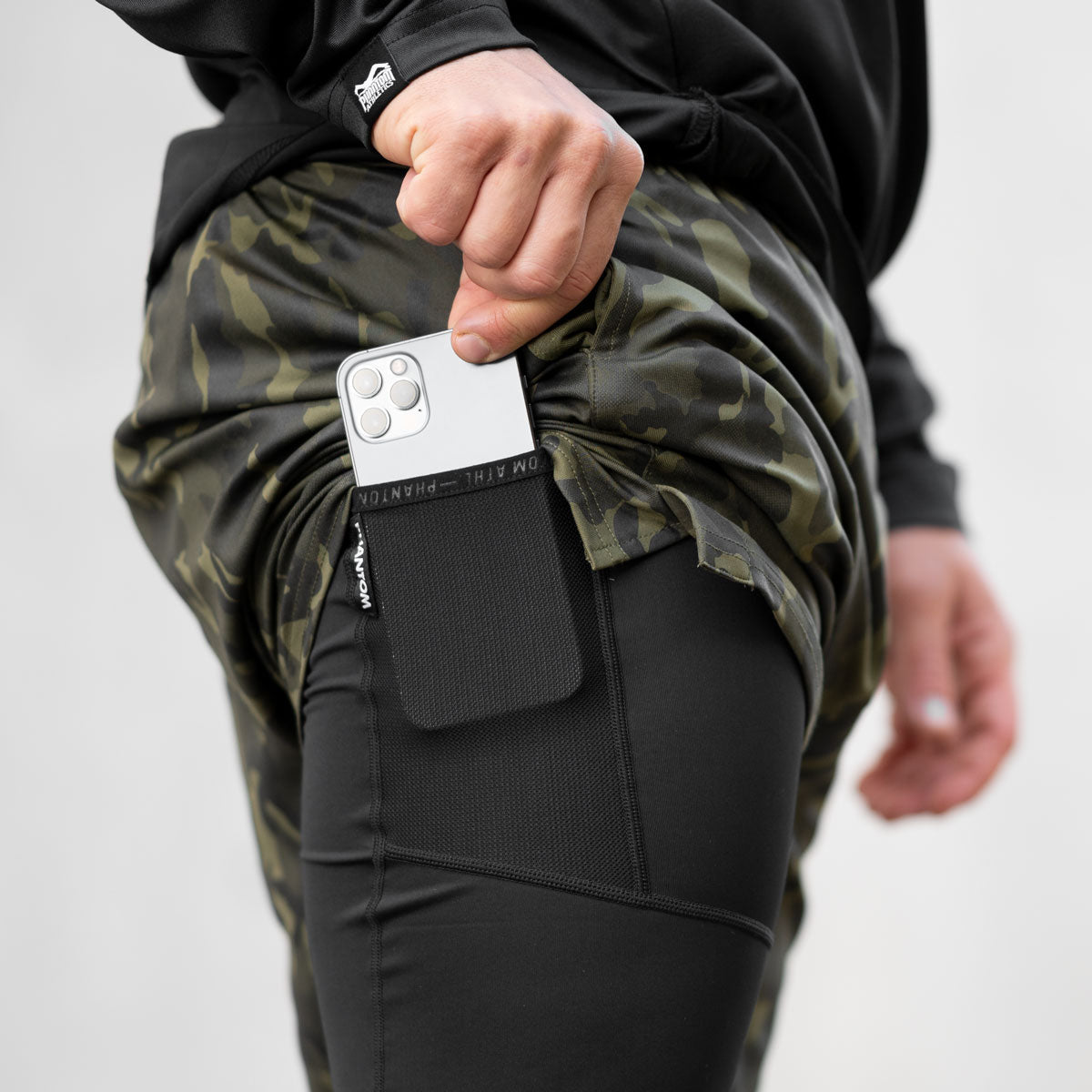 Phantom Athletics Kompressionsshorts Tactic - Schwarz