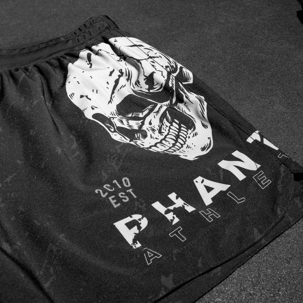 Phantom Athletics MMA Shorts Fusion Skull - Schwarz