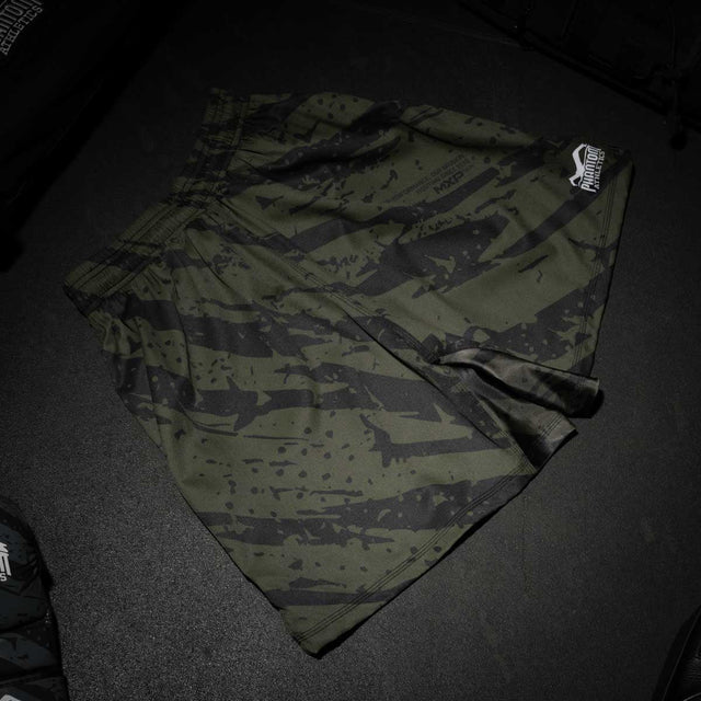 Phantom Athletics MMA Shorts EVO Tiger Camo - Army