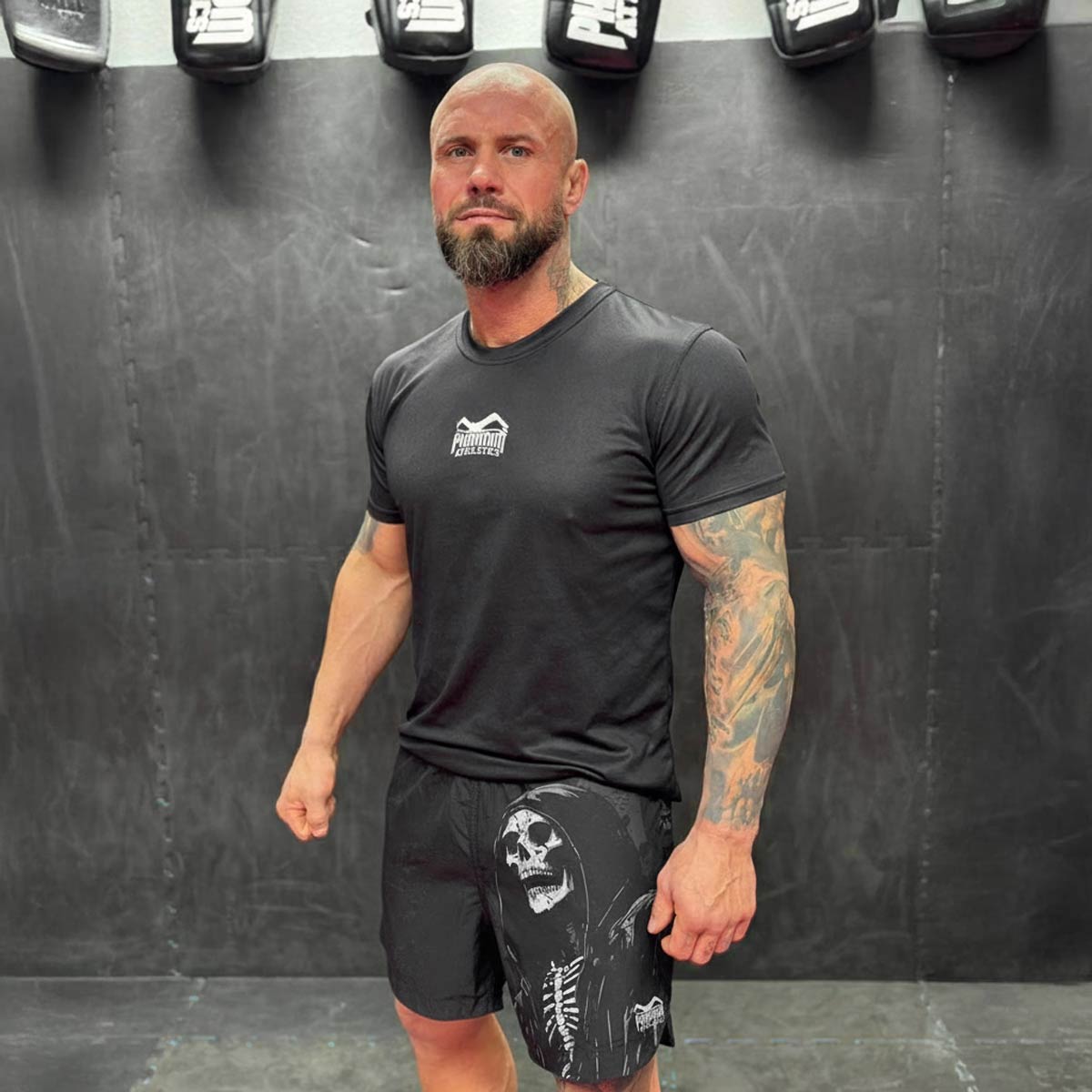 Phantom Athletics MMA Shorts Fusion-R The Hollow - Schwarz/Grau