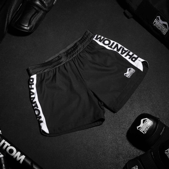 Phantom Athletics MMA Shorts Fusion Apex Kinder - Schwarz