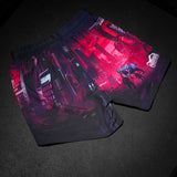 Phantom Athletics MMA Shorts FUSION-R - Lila/Blau