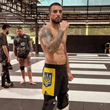 Phantom Athletics MMA Shorts Fusion-R Team Ukraine - Blau/Gelb