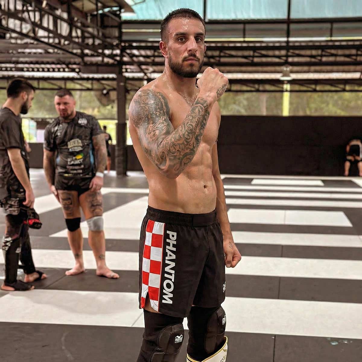 Phantom Athletics MMA Shorts Fusion-R Team Croatia - Schwarz