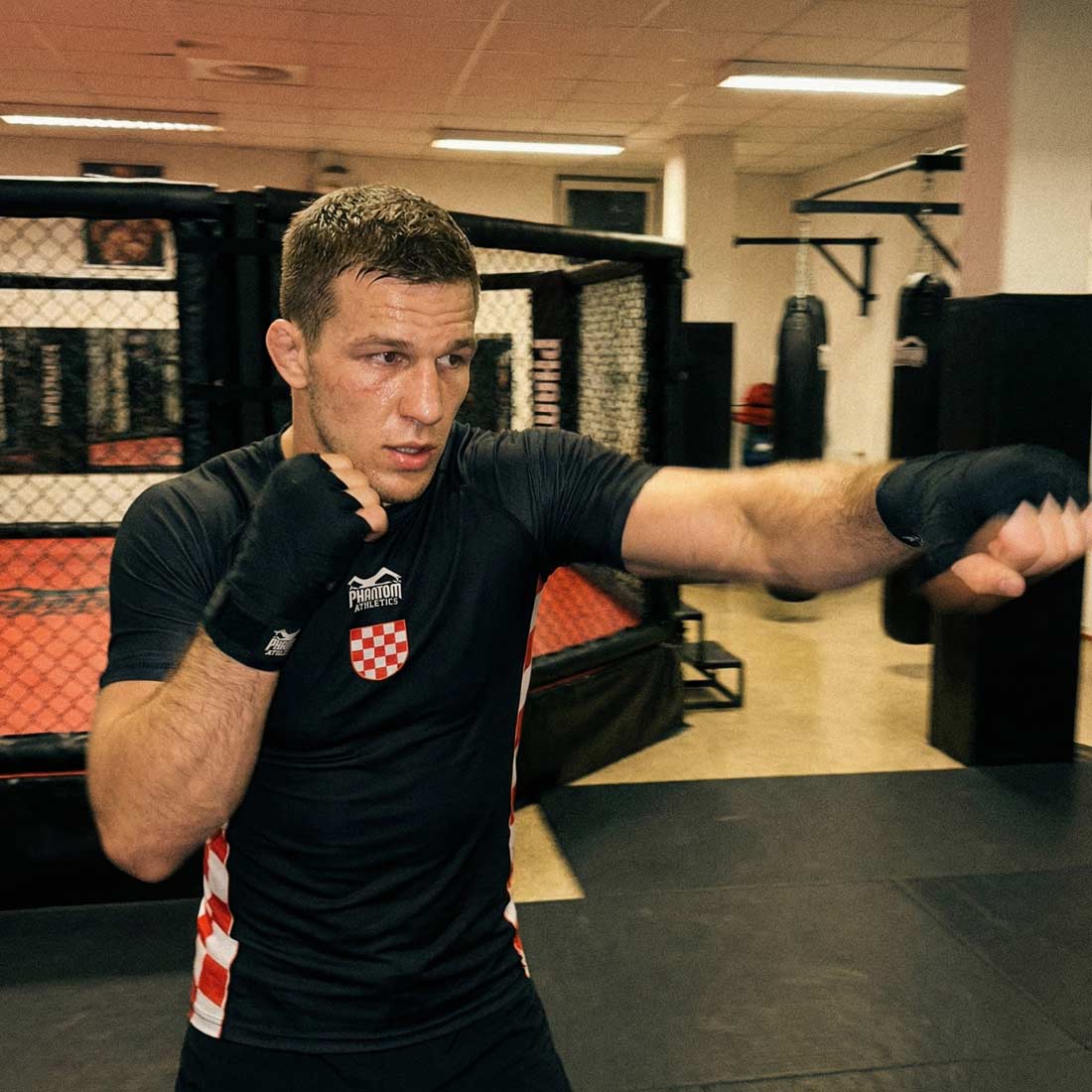 Phantom Athletics Rashguard Team Croatia - Schwarz