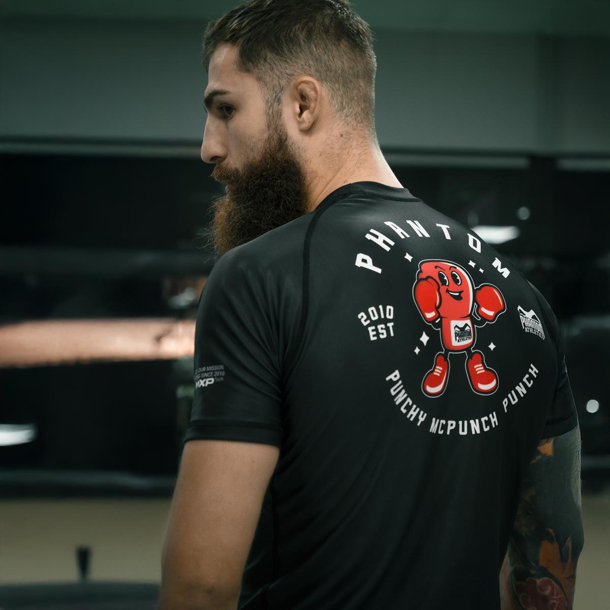 Phantom Athletics Rashguard EVO Punchy - Schwarz