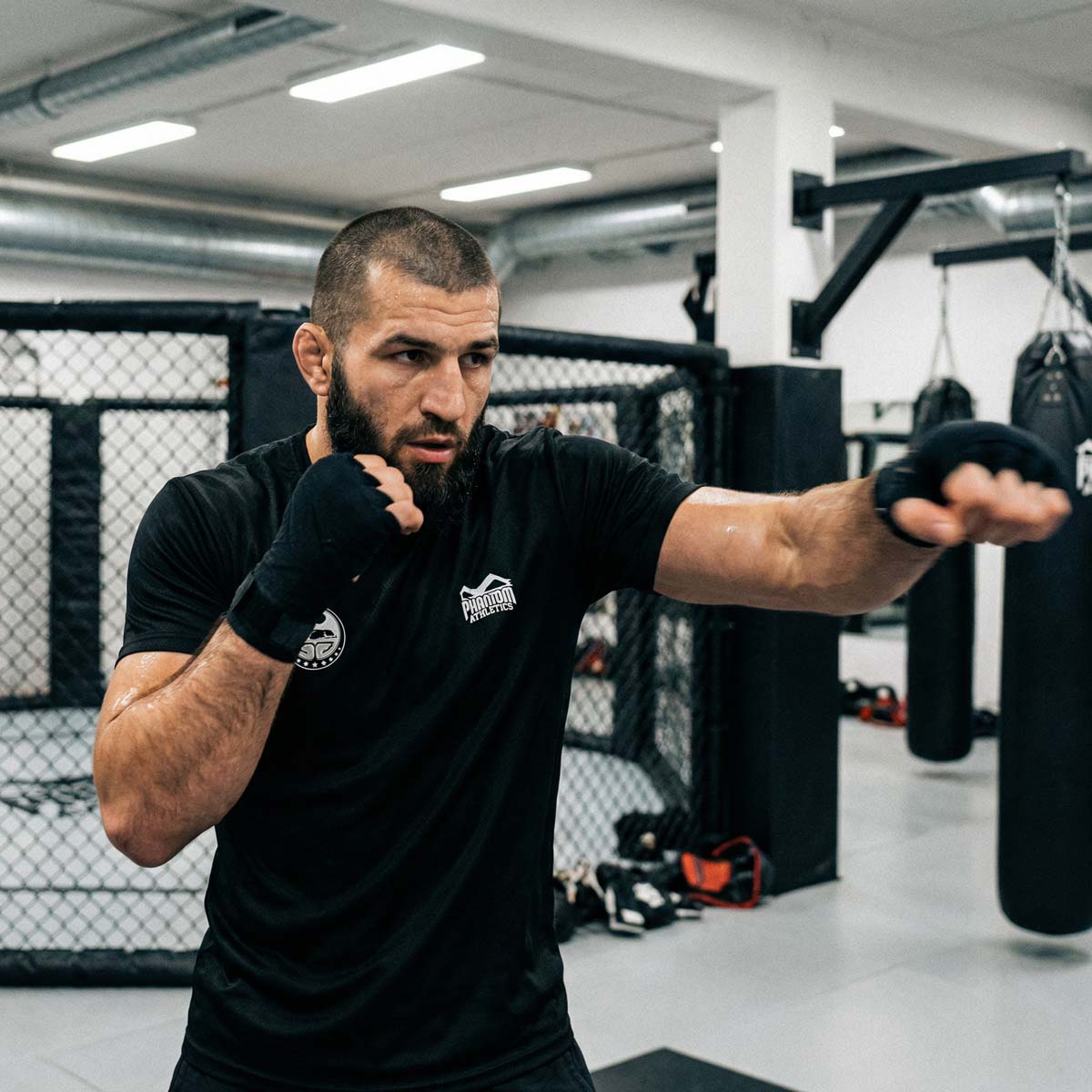 Phantom Athletics T-Shirt EVO+ Team Chechnya - Schwarz